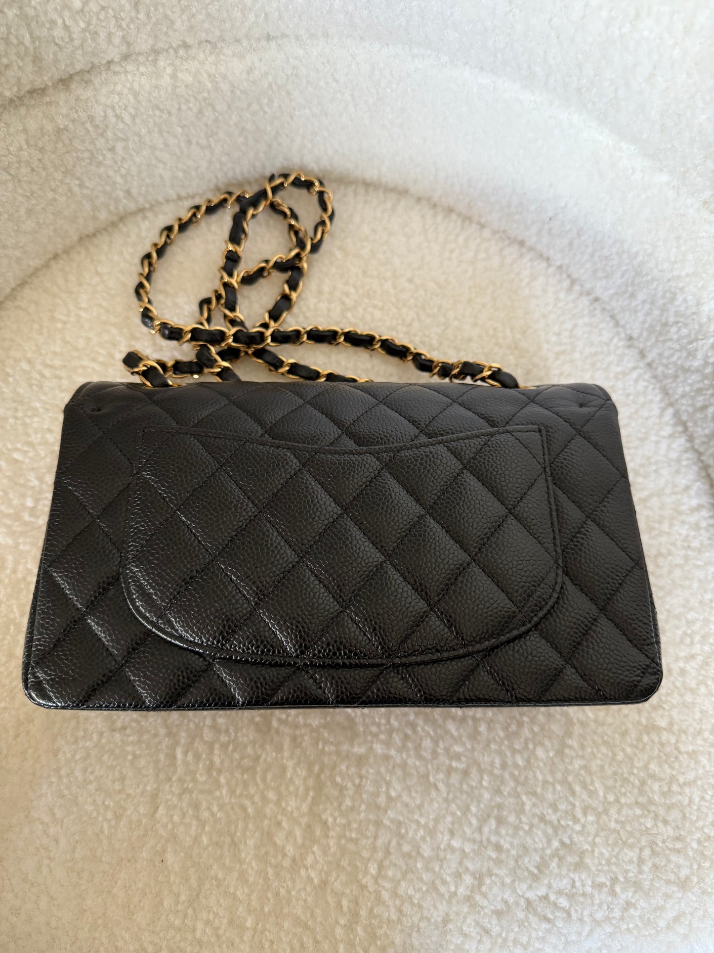 Chanel classic small flap black