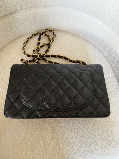 Chanel classic small flap black
