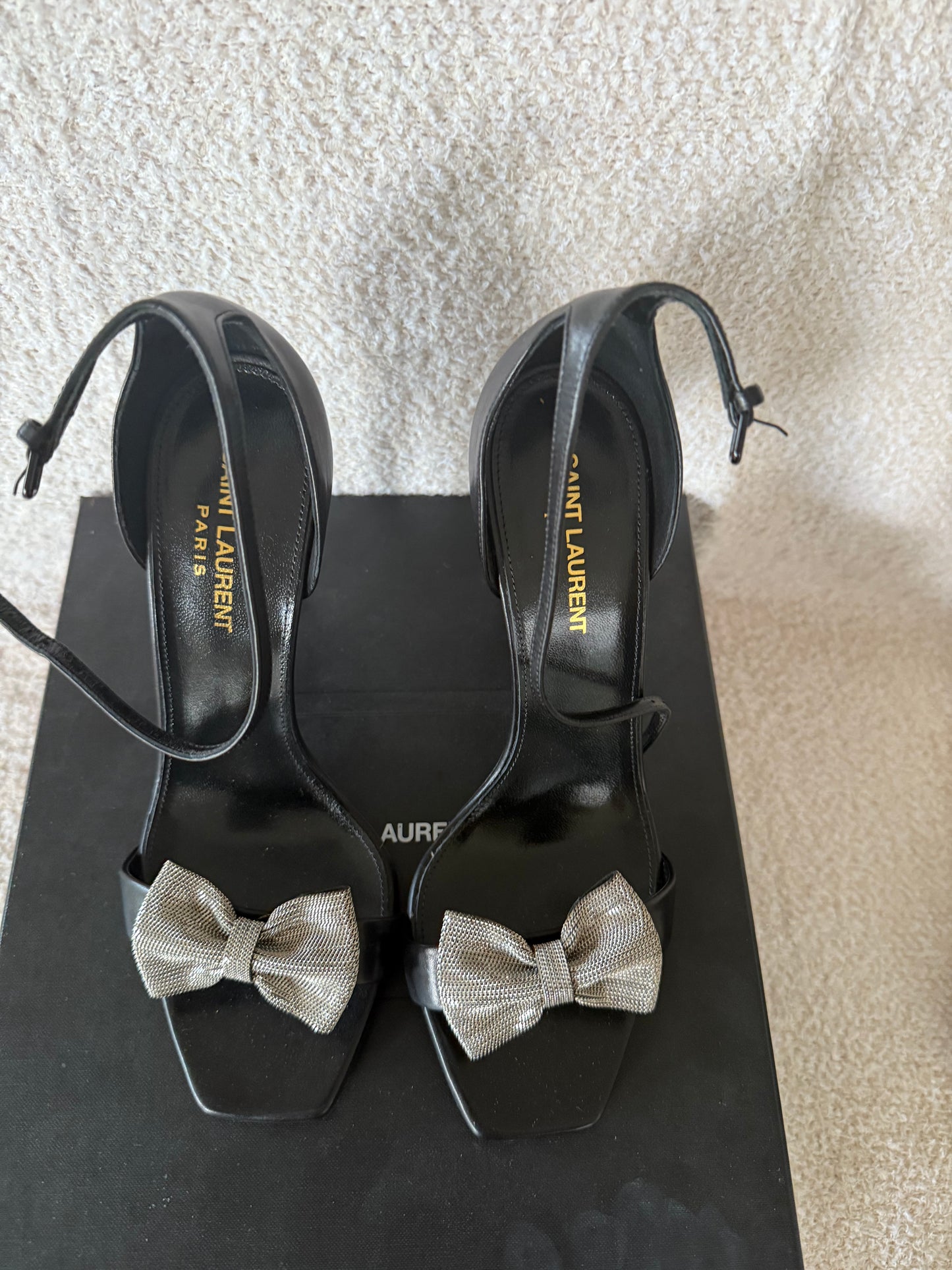 Saint Laurent sandals heels size 39