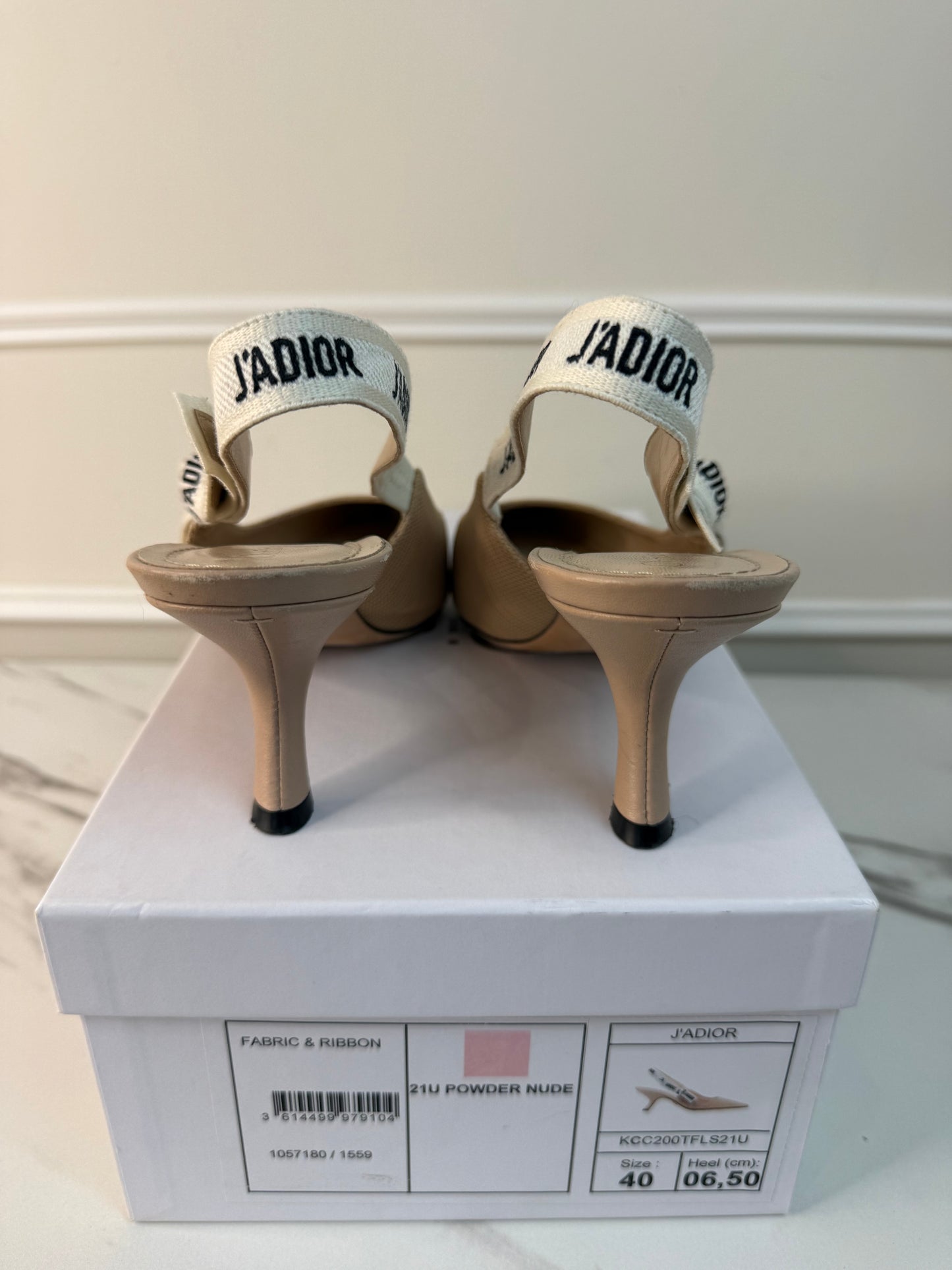 Christian Dior J'Adior slingback pumps size 40