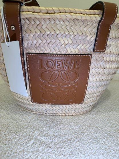 Loewe medium palm leaf Basket Bag