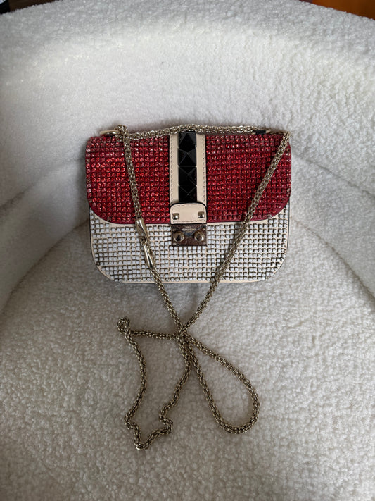 Valentino Glam lock crossbody bag