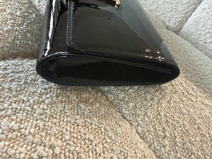 Louis Vuitton Black Vernis Patent Leather Clutch