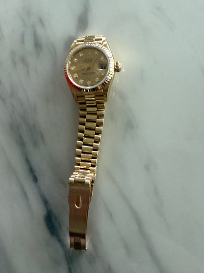 Rolex Datejust 18k gold 26mm