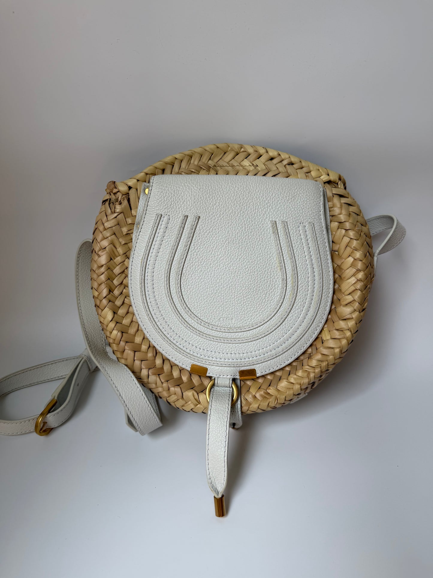 Chloe Straw Crossbody Bag