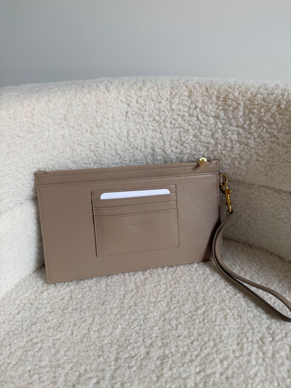 Saint Laurent Cassandre Matelassé Large Pouch