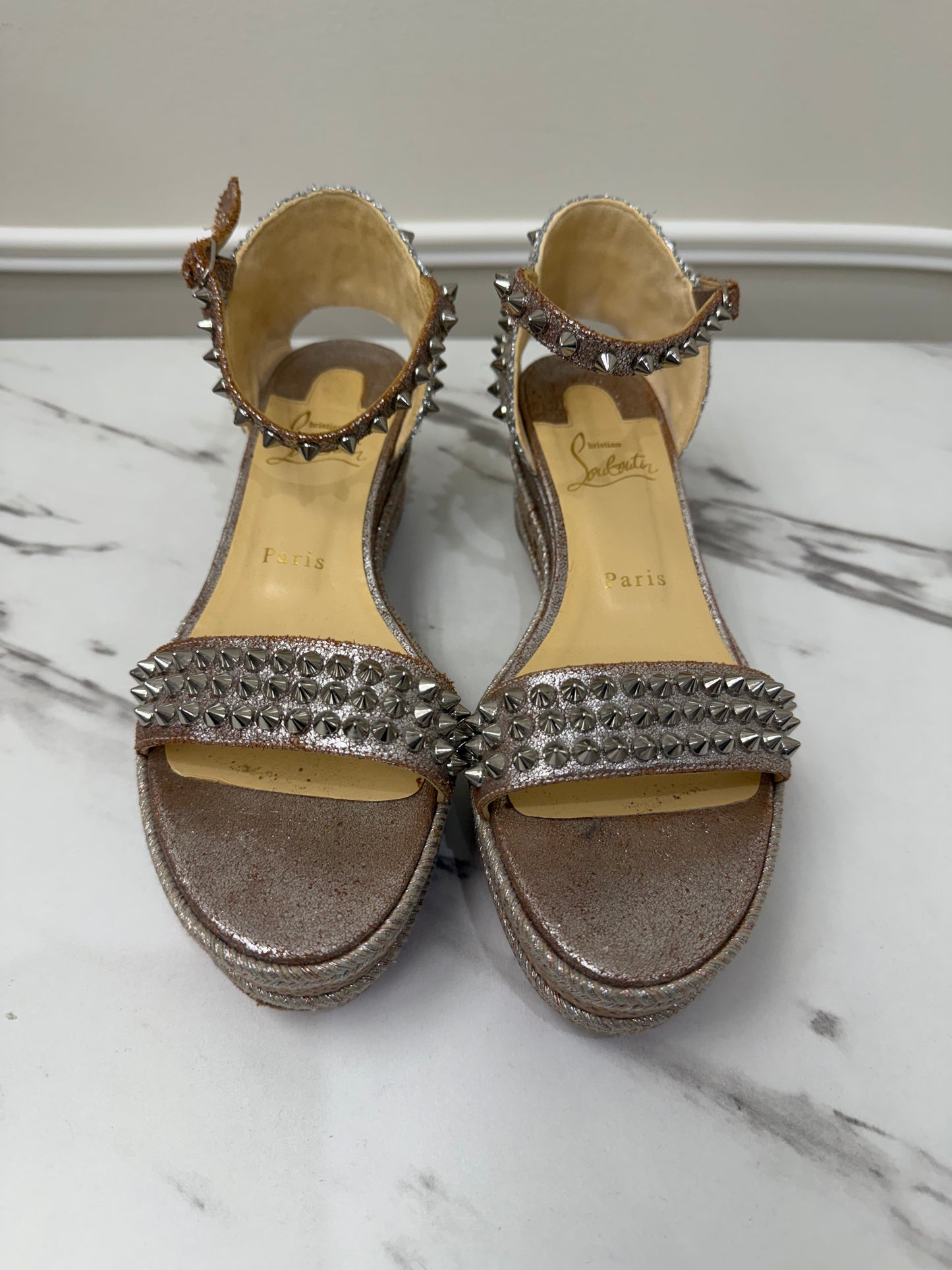 Christian Louboutin Wedges, Size 38