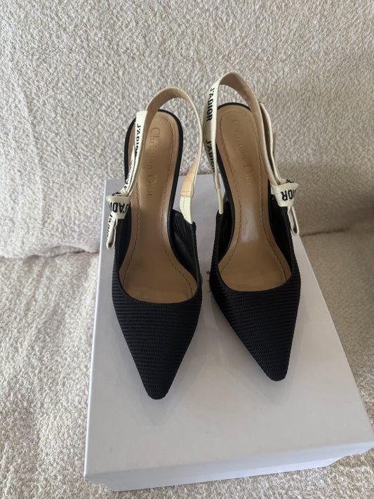 Dior slingback black size 37