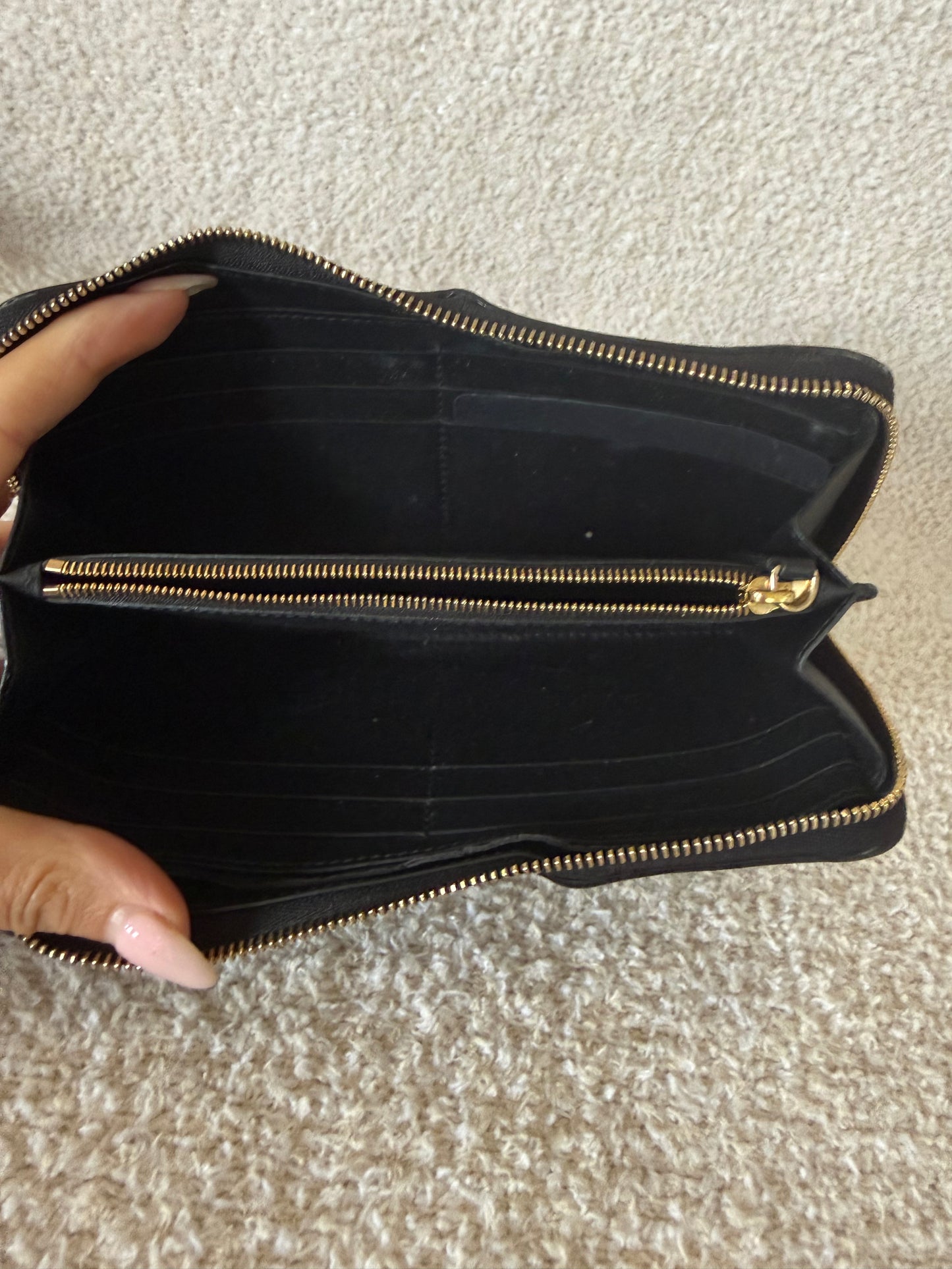 Cartier Garland de Cartier long zip wallet