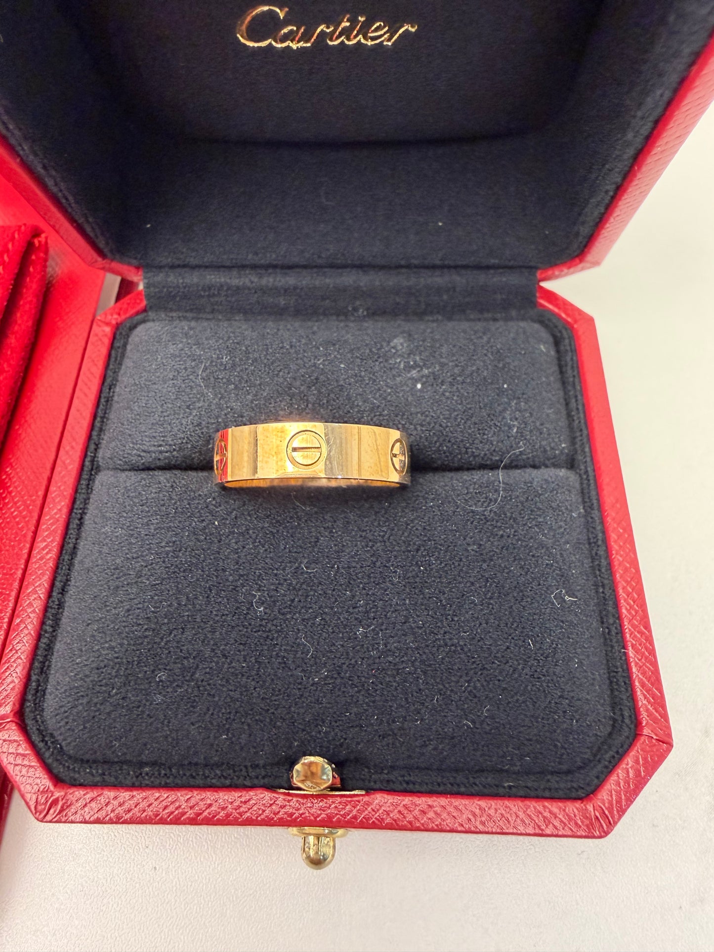 Cartier Love Ring , Rose Gold, Original Size 62