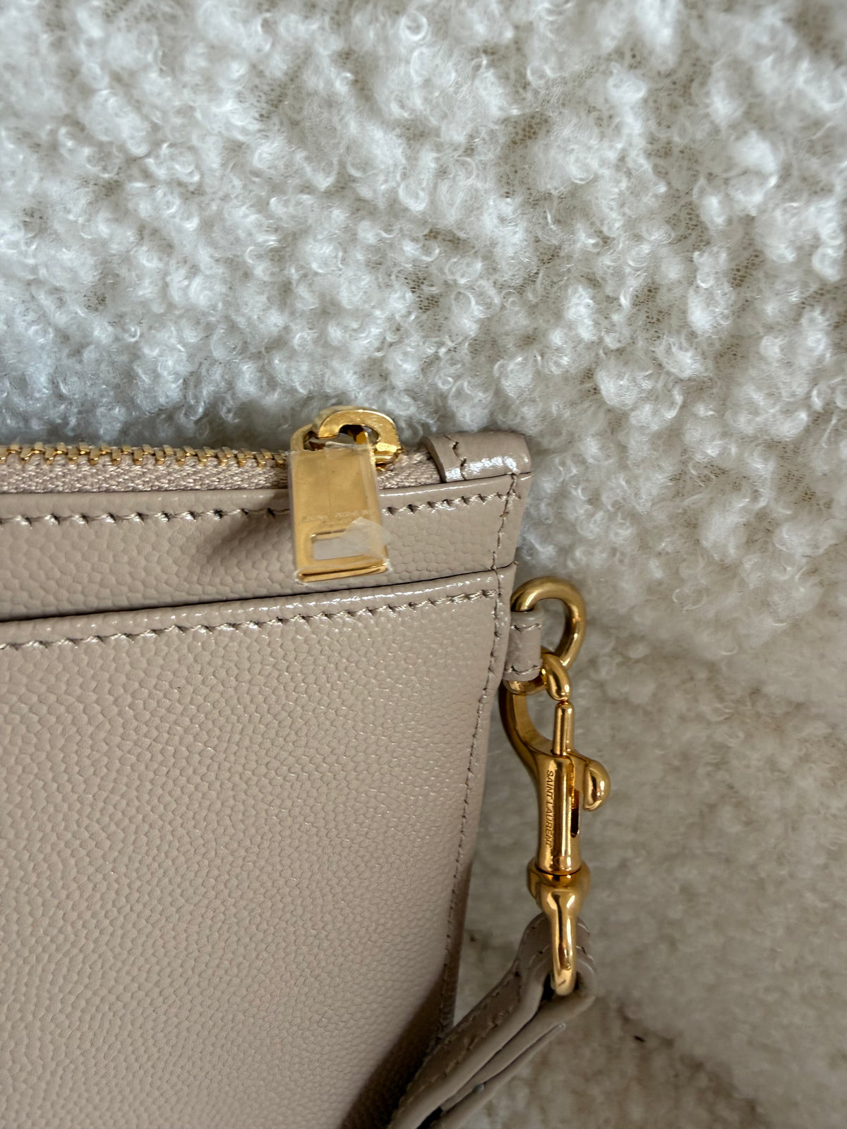 Saint Laurent Cassandre Matelassé Large Pouch