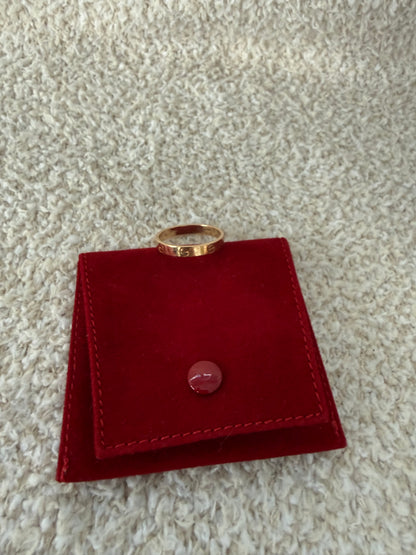 Cartier love ring goes good size 63