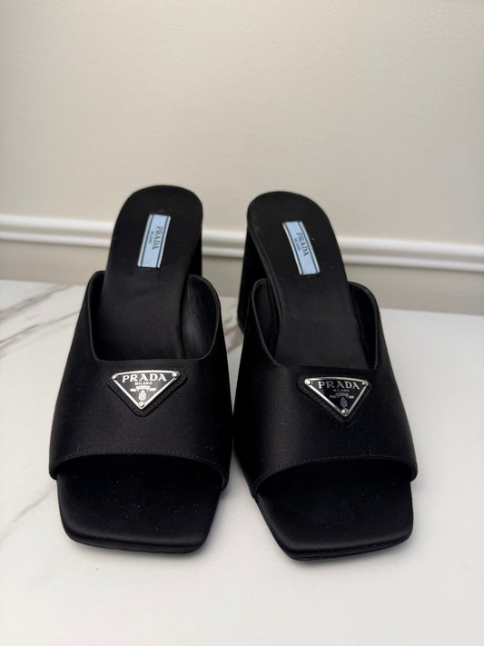 Prada Mules, Size 38,