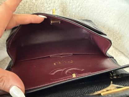 Chanel classic small flap black