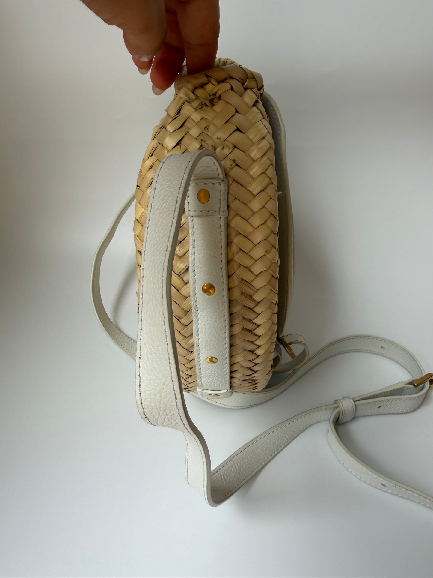 Chloe Straw Crossbody Bag