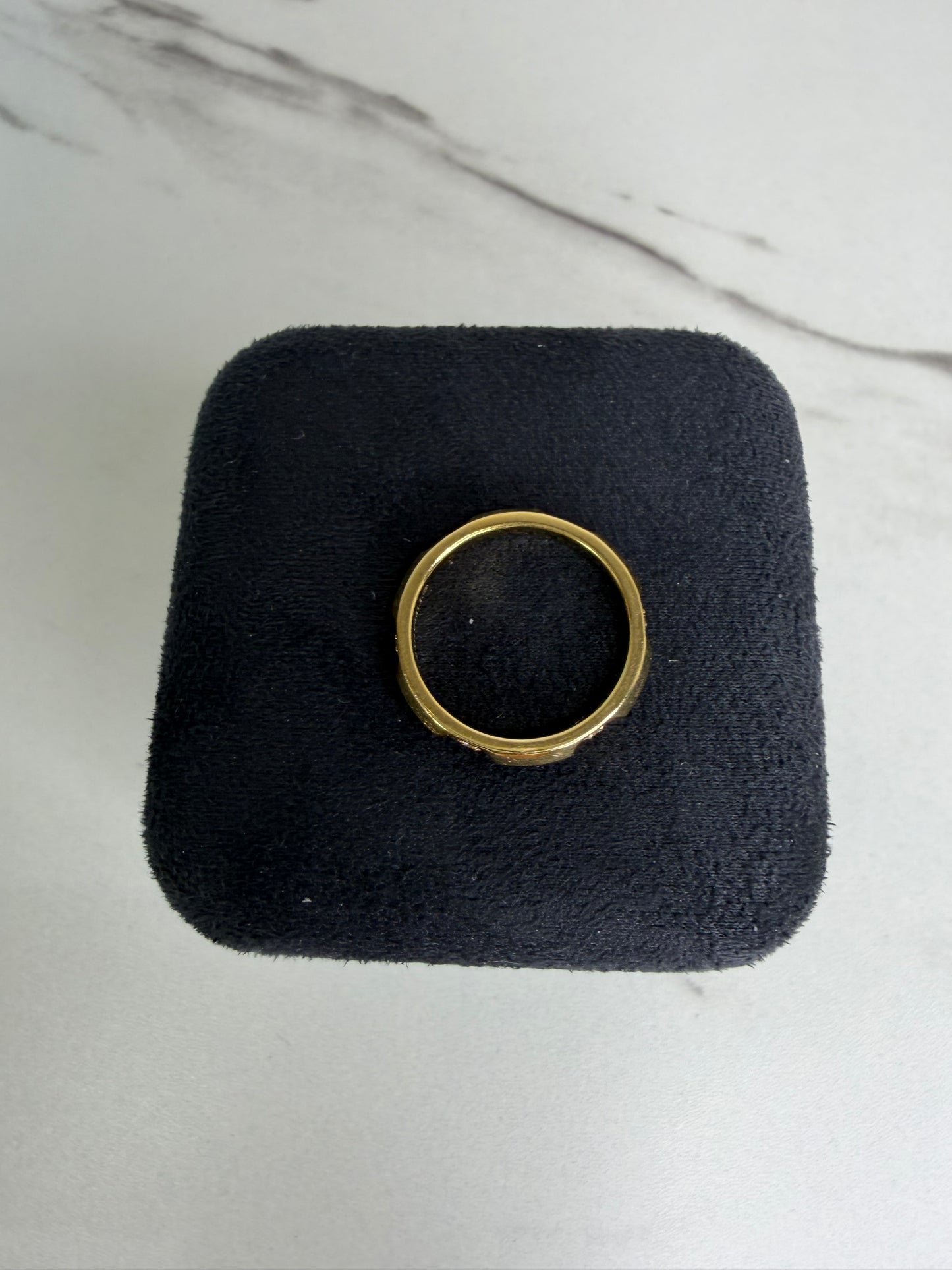 Tiffany & Co 18k True Band with Dimond