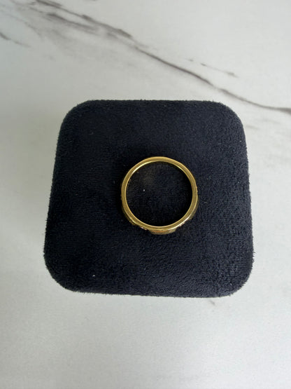 Tiffany & Co 18k True Band with Dimond