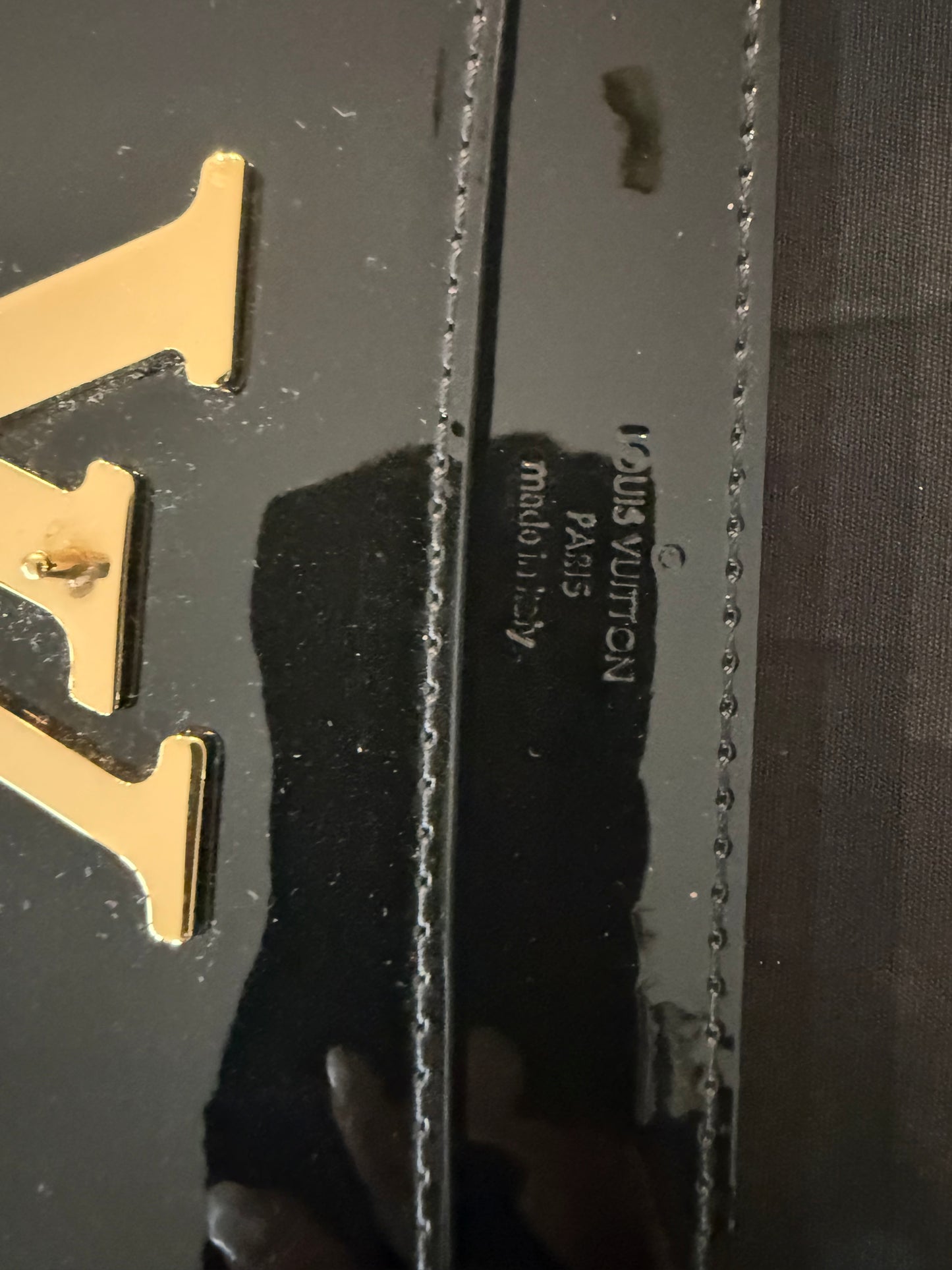 Louis Vuitton Black Vernis Patent Leather Clutch