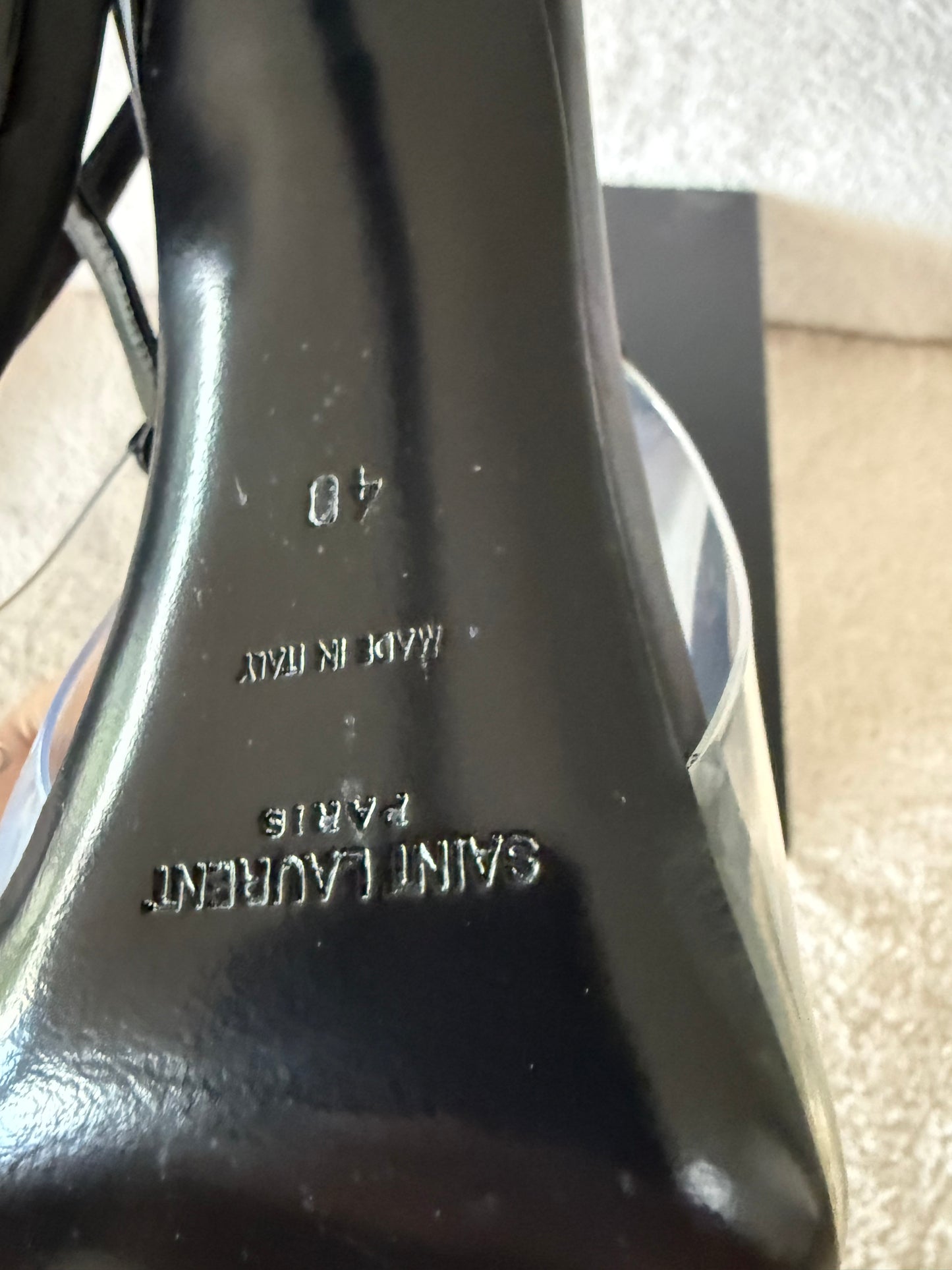 Saint Laurent Chica heels size 40