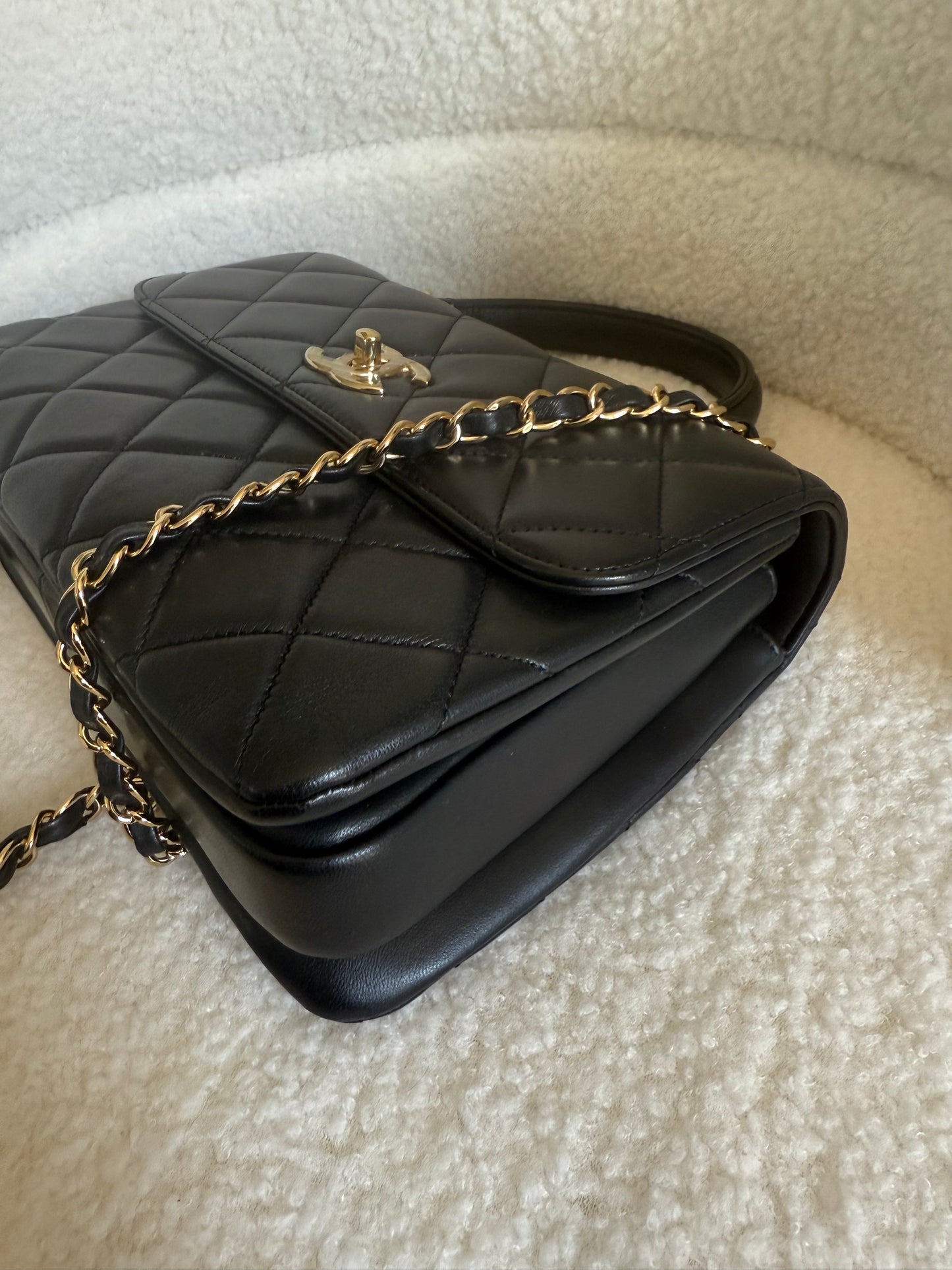 Chanel Trendy CC black with GHW Small