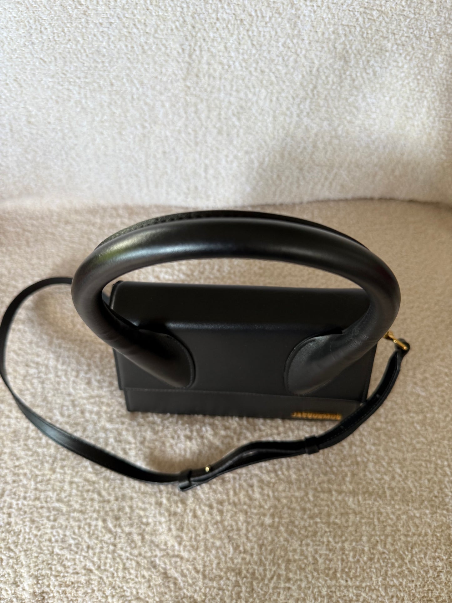 Jacquemus Le Grand Chiquito leather bag in blac