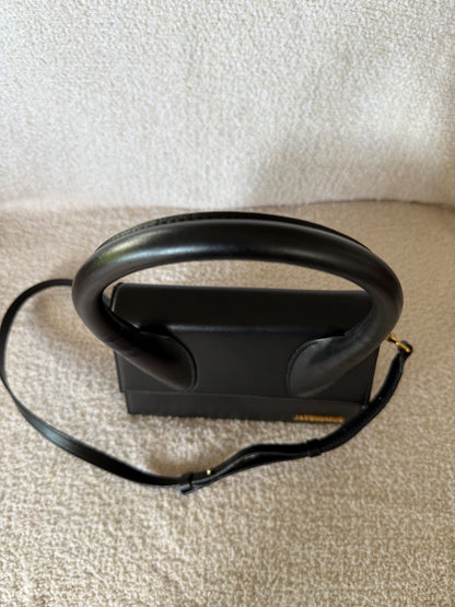 Jacquemus Le Grand Chiquito leather bag in blac