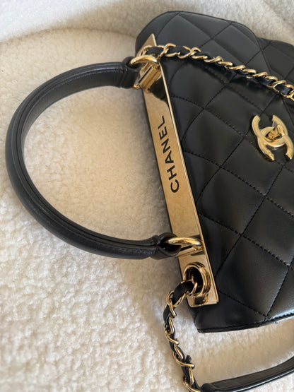 Chanel Trendy CC black with GHW Small