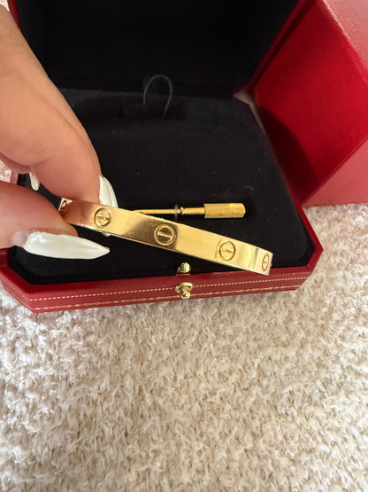 Cartier Love bracelet size 17