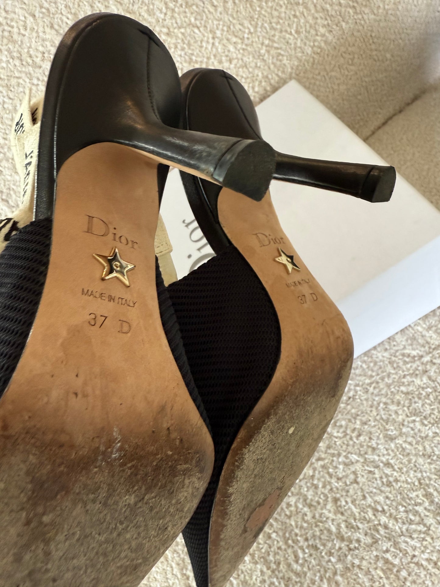 Dior slingback black size 37