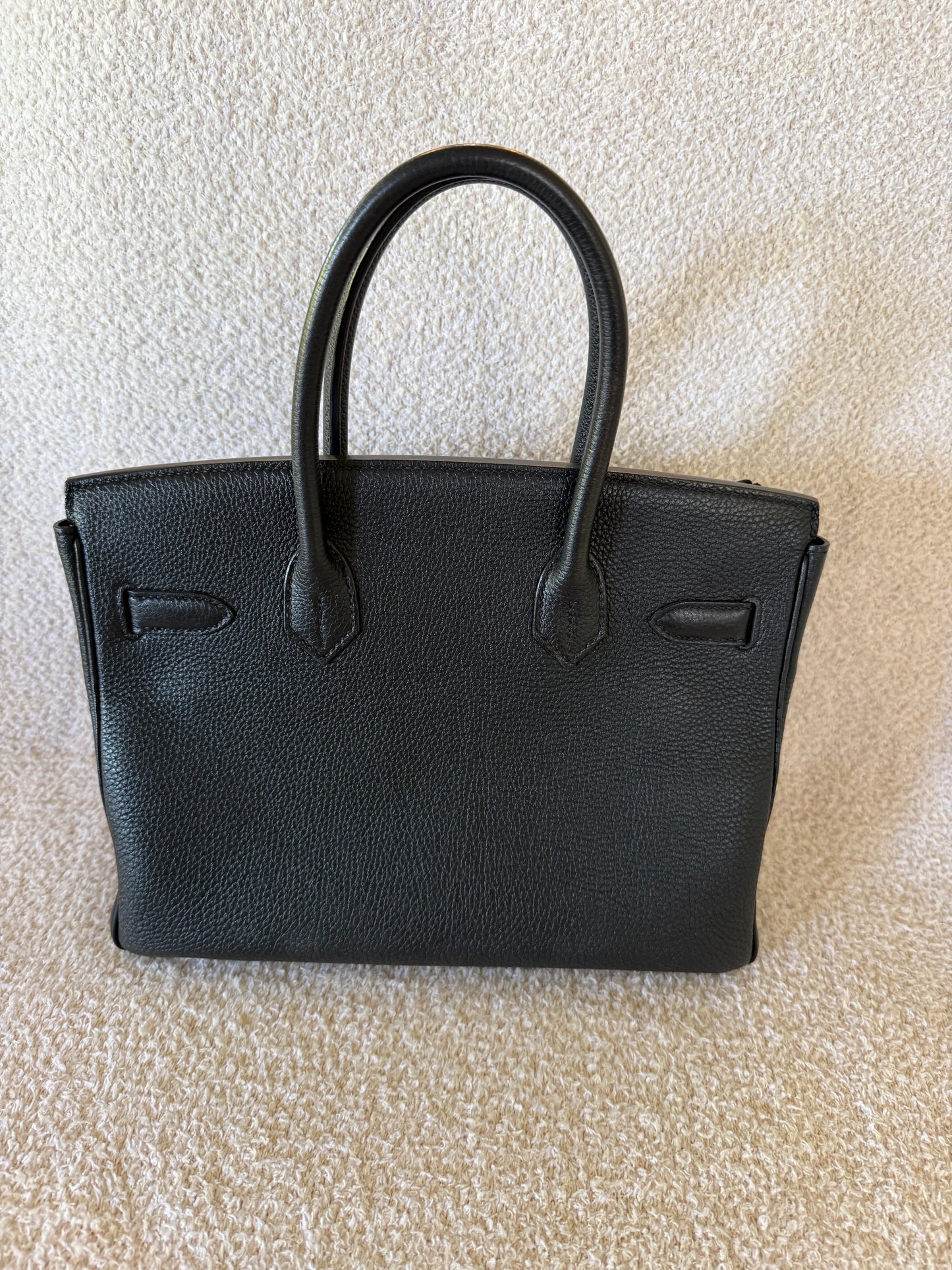 Hermes’ birkin 30 Noir Togo with ghw