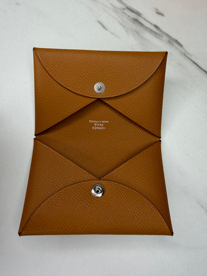 Hermes’ Calvi Card Holder , Brand New