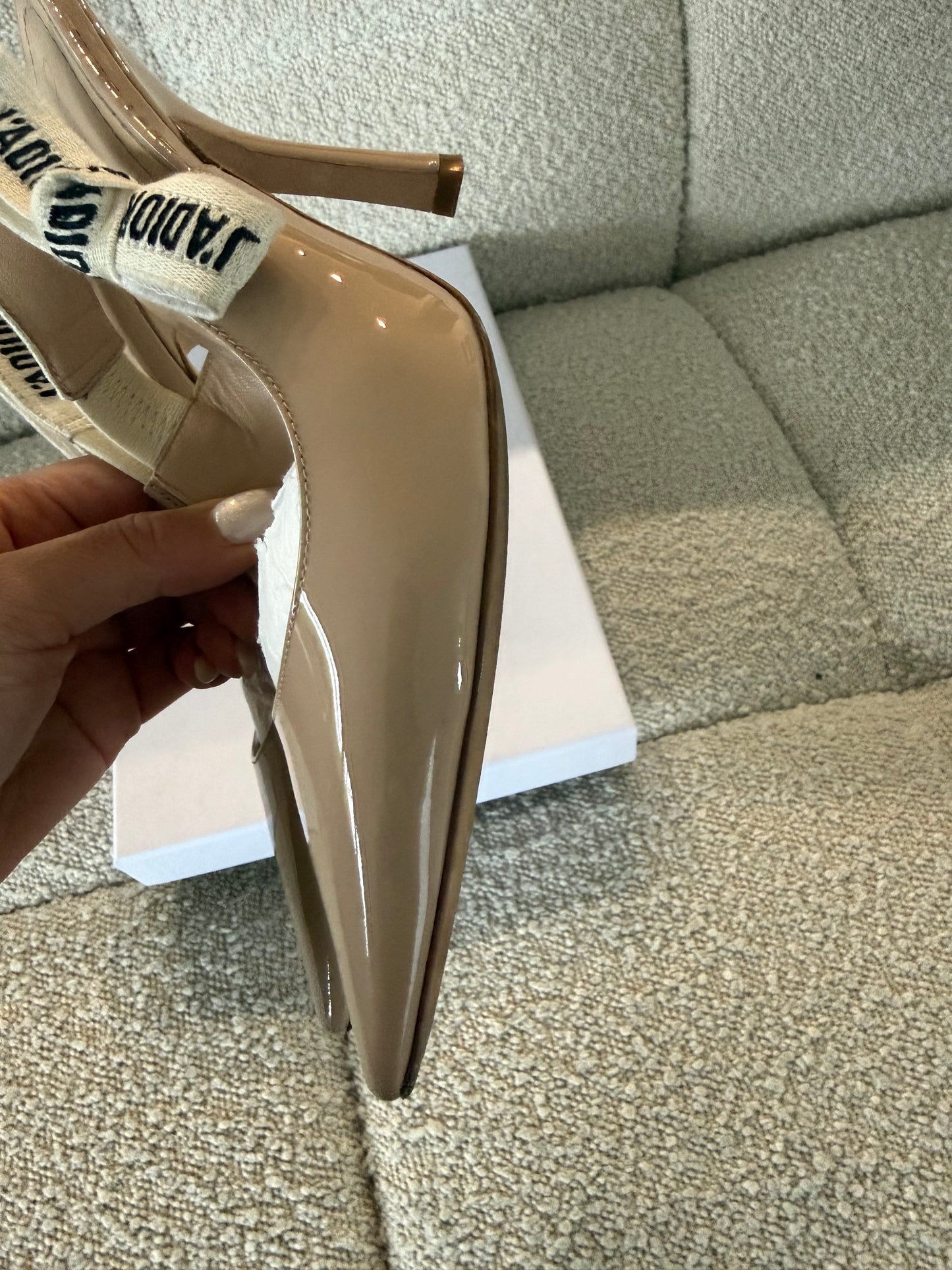 Dior classic nude slingback size 35.5