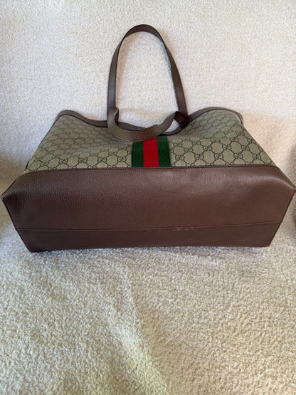 Gucci Ophidia leather tote