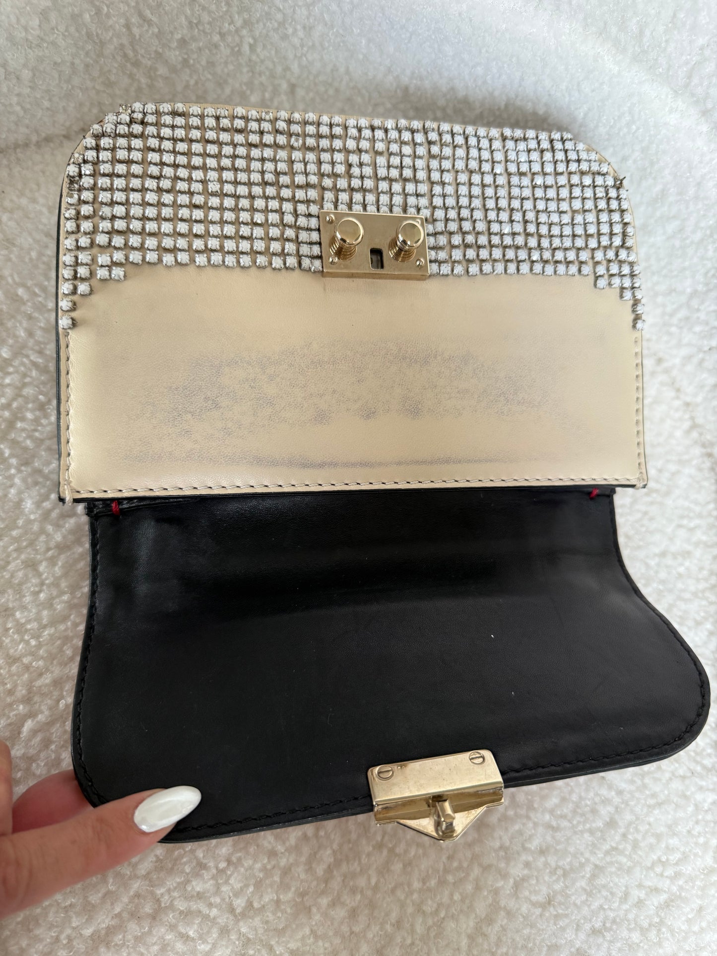 Valentino Glam lock crossbody bag
