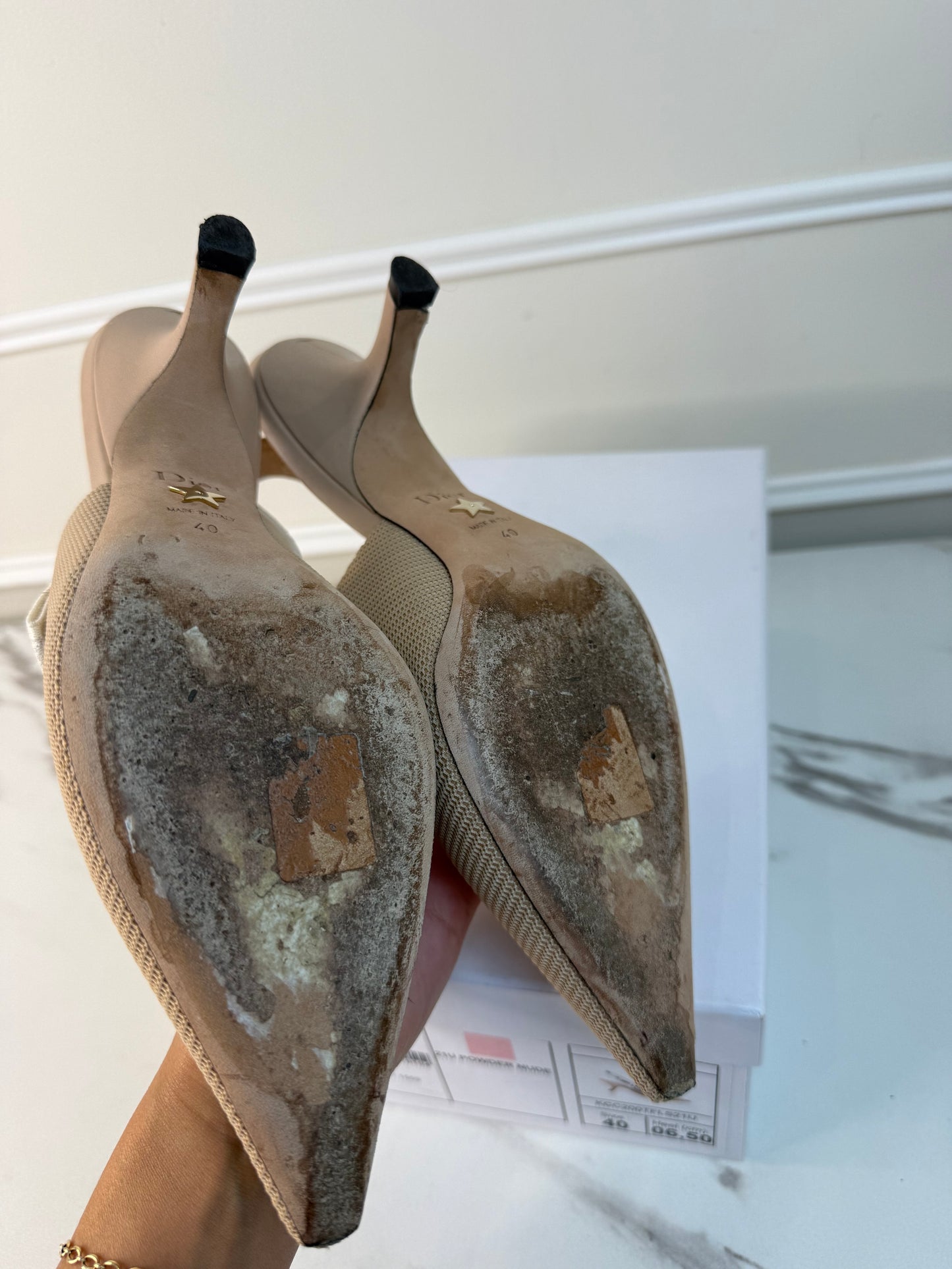 Christian Dior J'Adior slingback pumps size 40