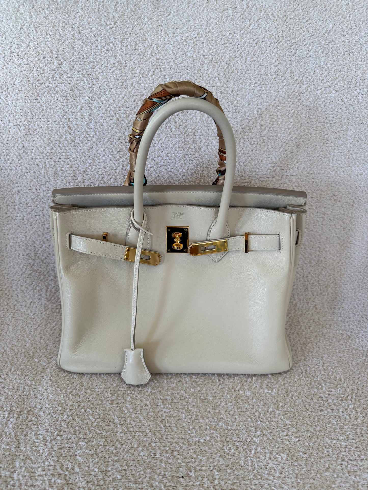 Hermes’ Birkin 30 swift parchemin with ghw