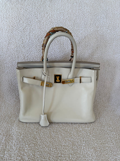 Hermes’ Birkin 30 swift parchemin with ghw
