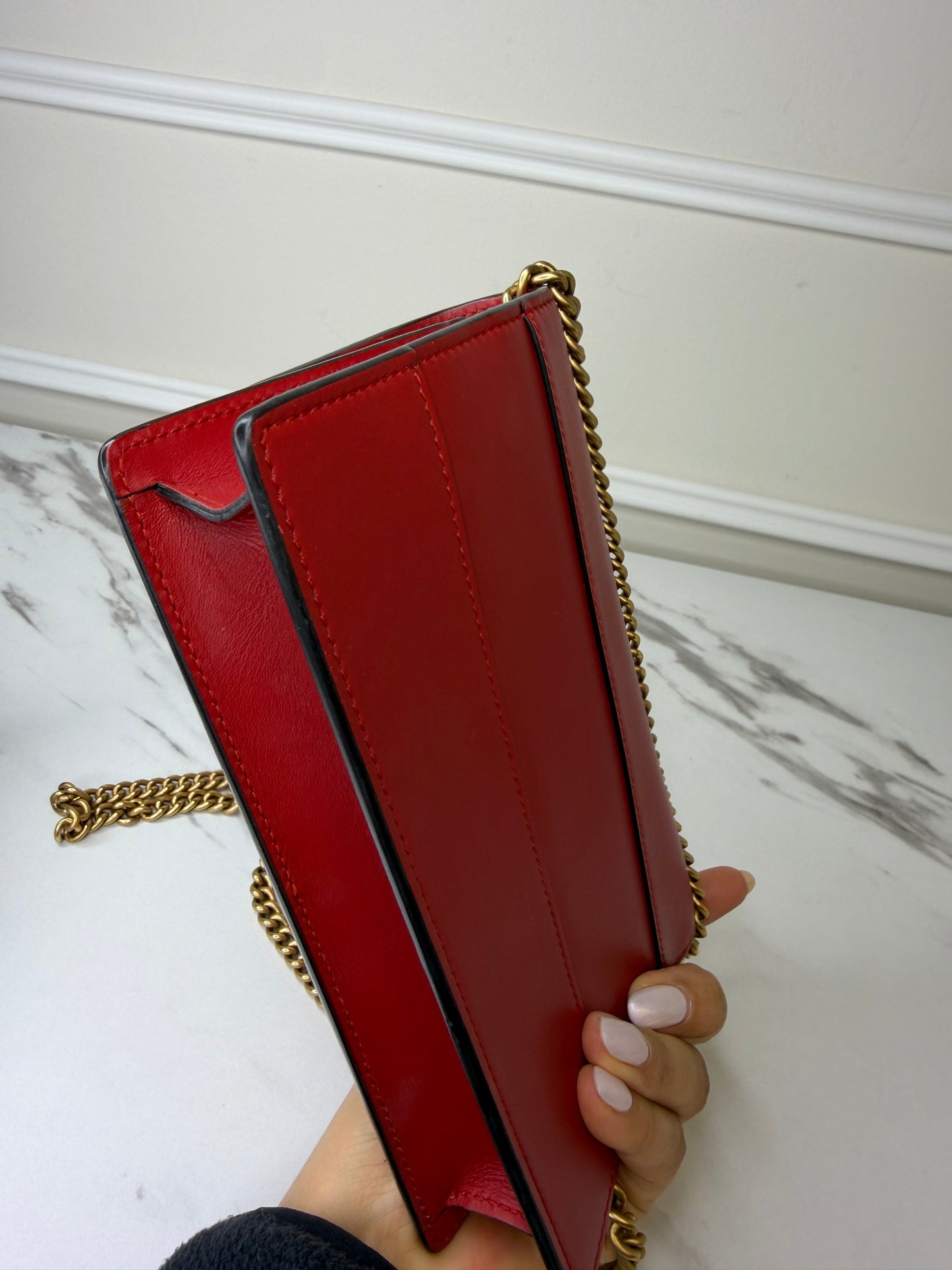 Gucci Queen Margaret GG Leather Woc