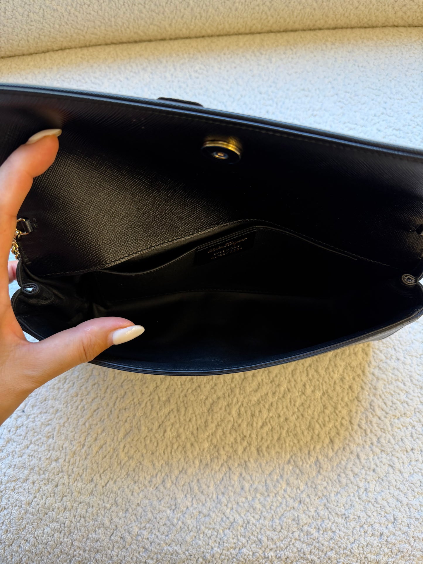 Salvatore Ferragamo Clutch with chain