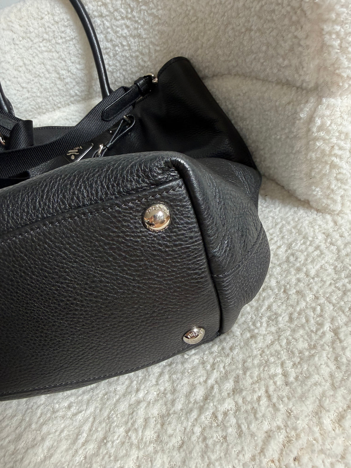 Prada Vitello Daino leather tote bag