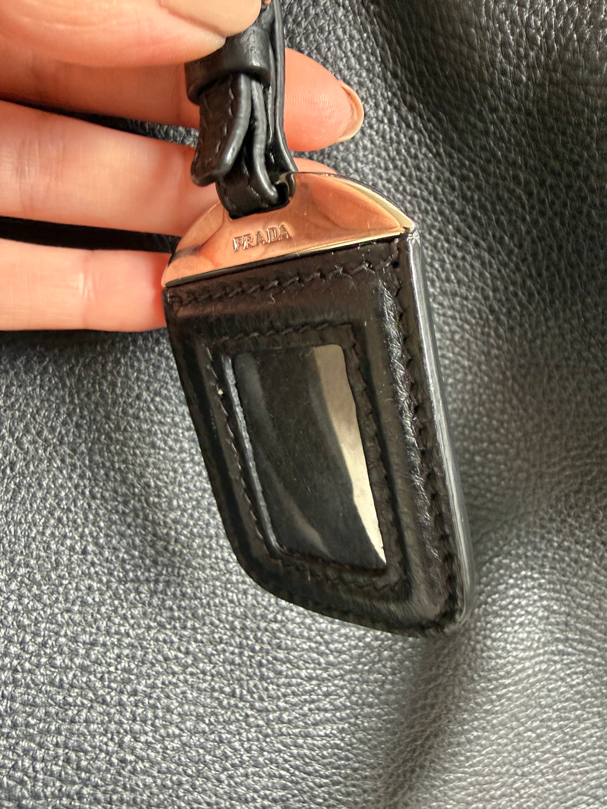 Prada Vitello Daino leather tote bag