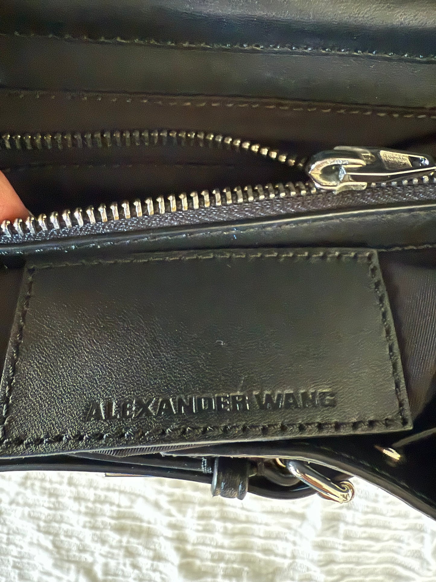 Alexander wang leather backpack