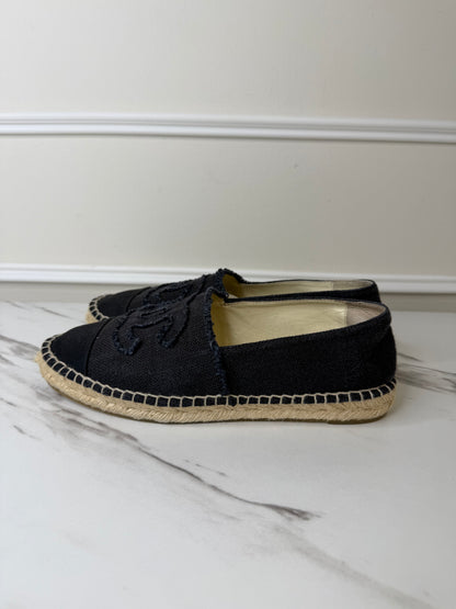 Chanel Classic CC Espadrilles, Size 39