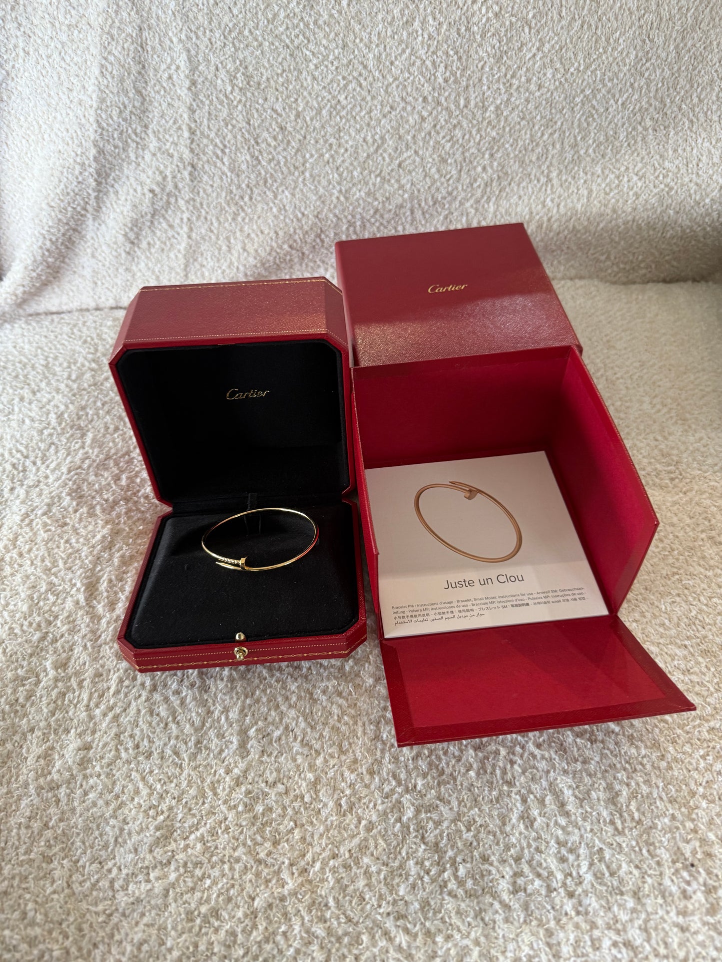 Cartier Juste in clou Size 18