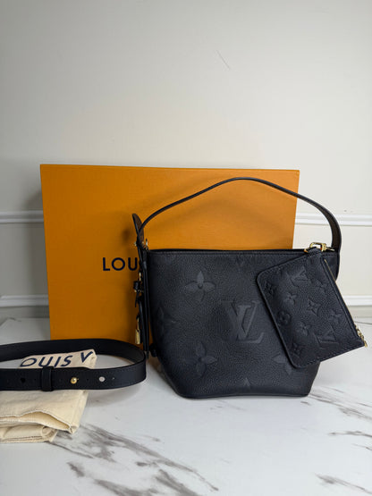 Louis Vuitton CarryAll in Monogram Empreinte Leather – Black