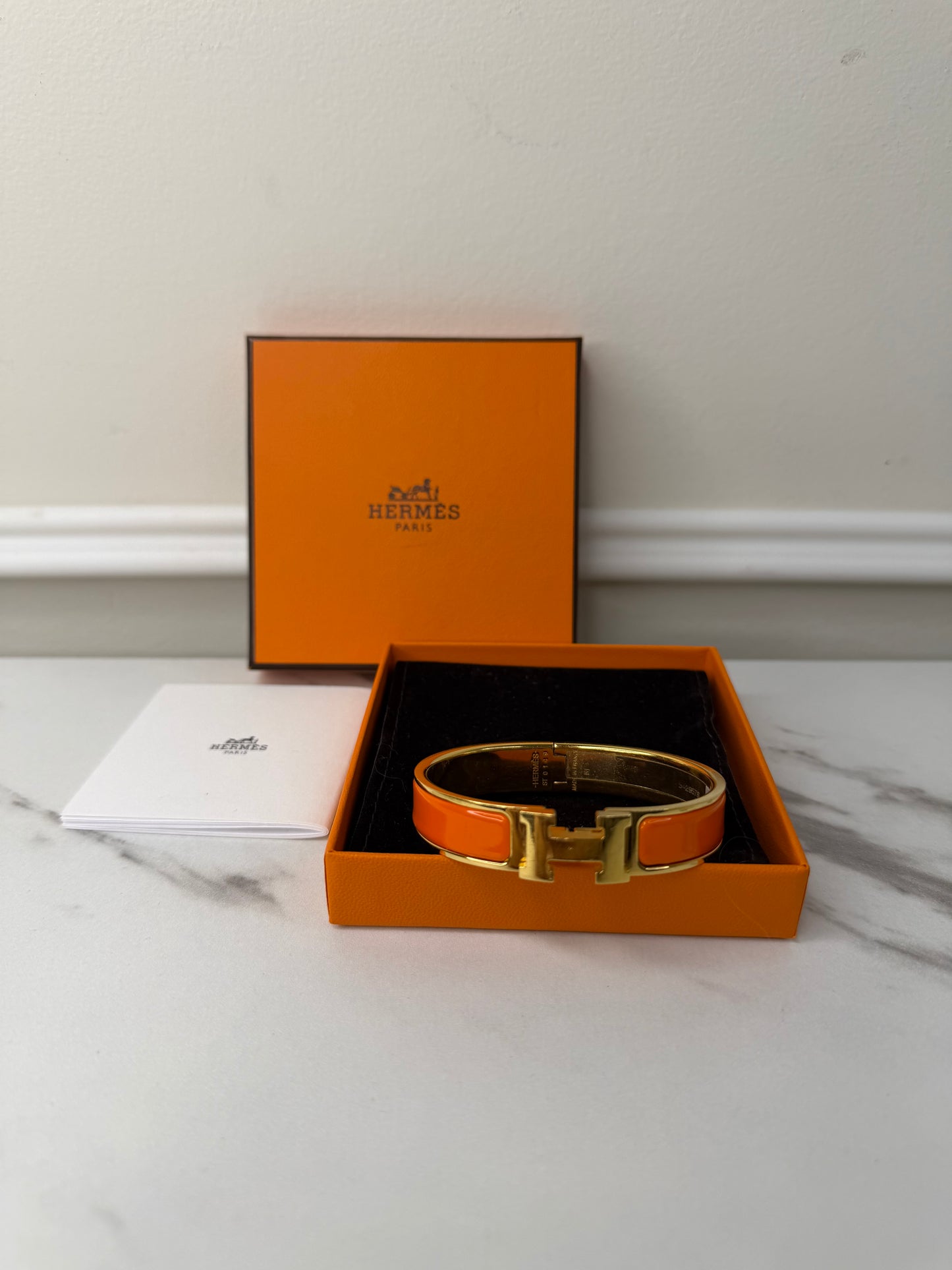 Hermes’ Clic Clac bracelet, Size 17