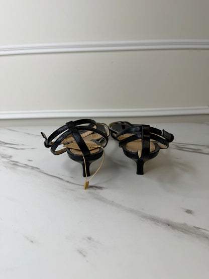 Bottega Veneta Kitten Heel Sandals, Size 39