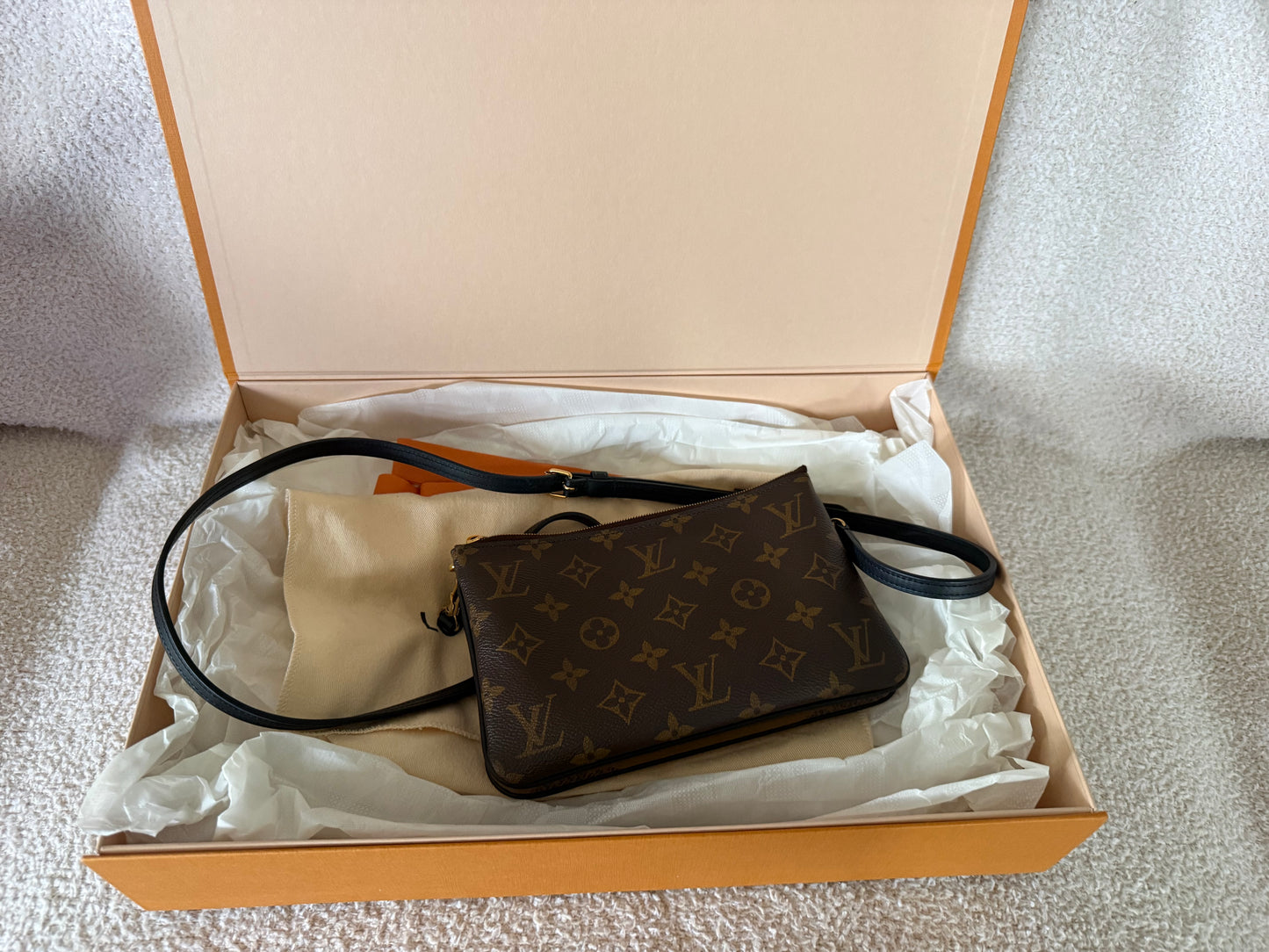 Louis Vuitton Double Zip Pochette bag