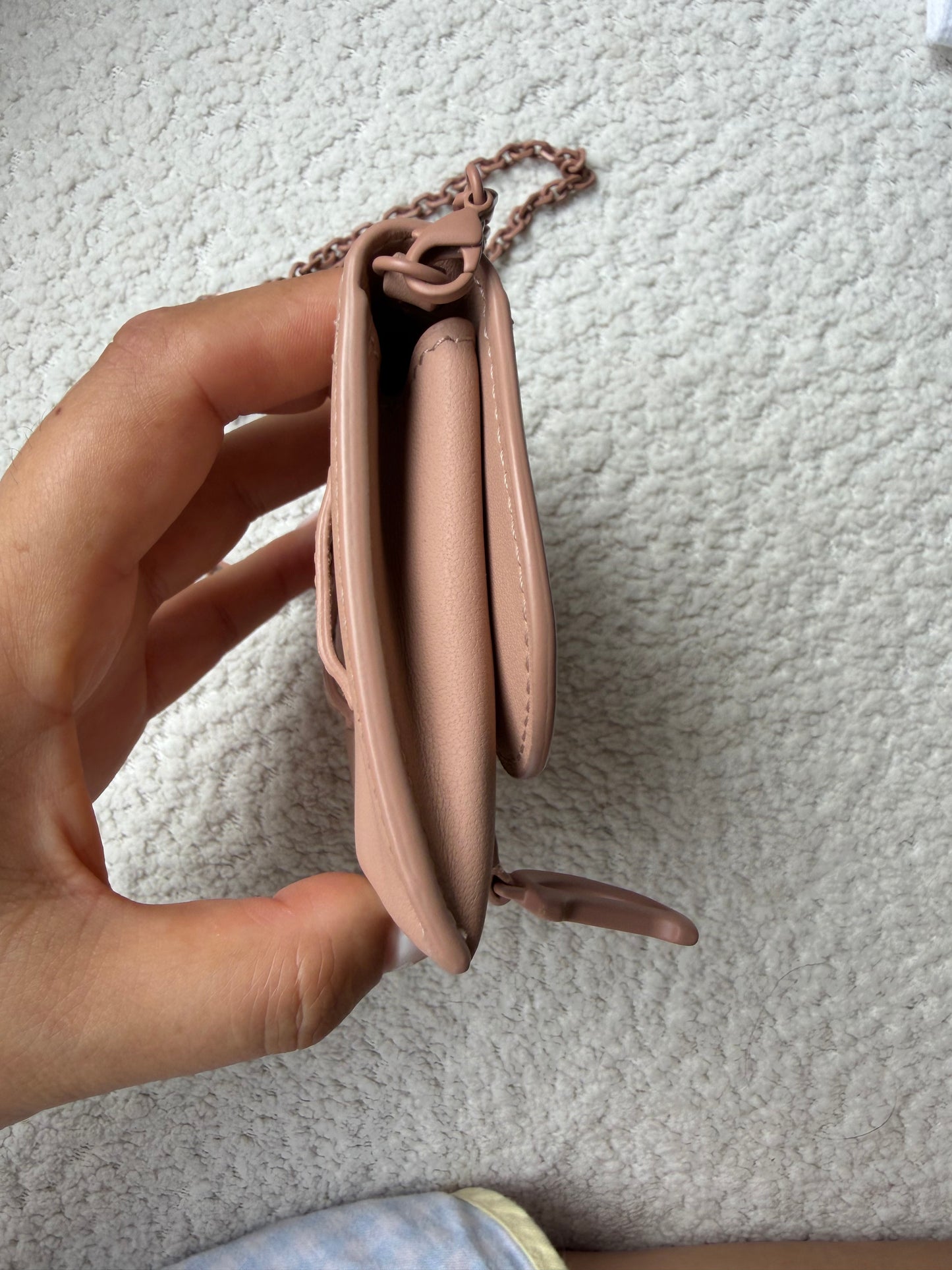 Dior Card Case/ wallet with chain strap