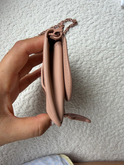 Dior Card Case/ wallet with chain strap